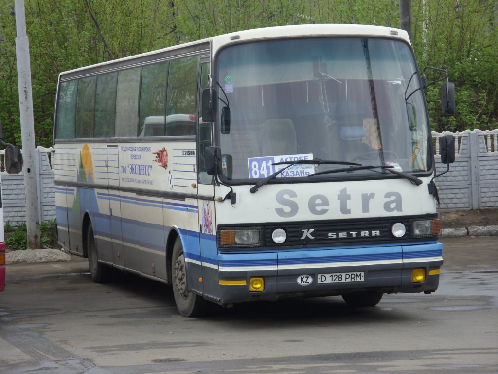Aktobe province, Setra S215HD sz.: D 128 PRM