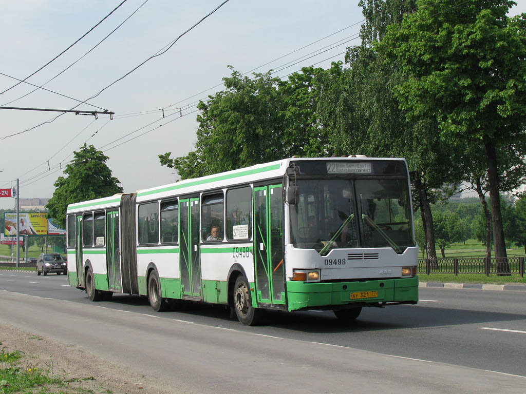 Москва, Ikarus 435.17 № 09498