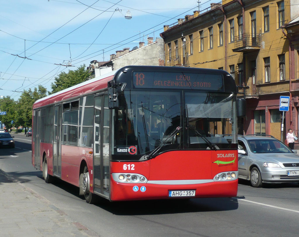 Литва, Solaris Urbino II 12 № 612