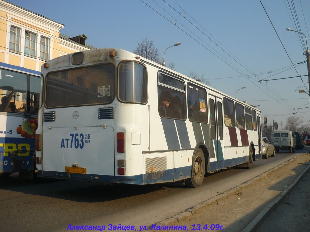 Penza region, Mercedes-Benz O307 # АТ 763 58