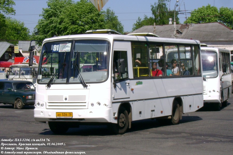 Ярославская область, ПАЗ-320402-03 № АК 534 76