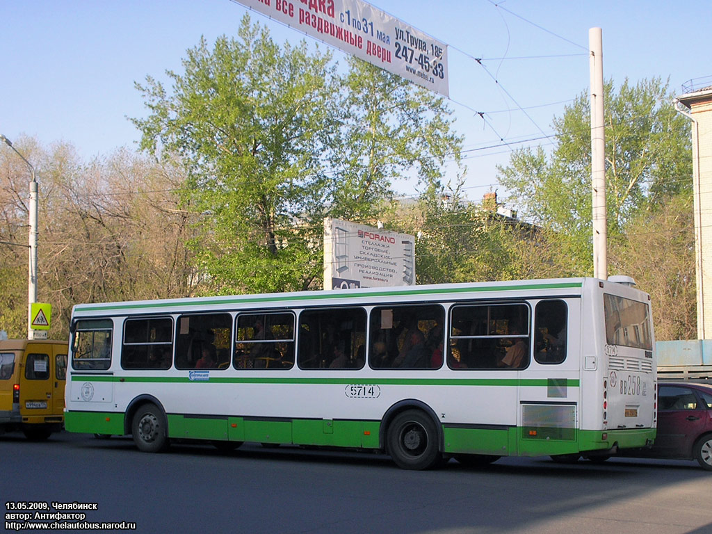 Челябинская область, ЛиАЗ-5256.26 № 5714