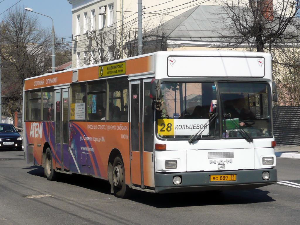 Владимирская область, MAN 791 SL202 № ВС 889 33