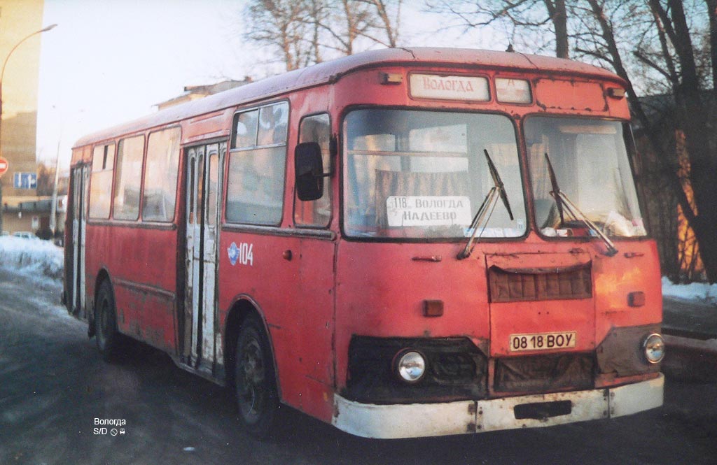 Вологодская область, ЛиАЗ-677М № 104