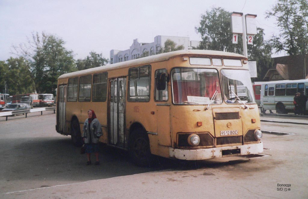 Вологодская область, ЛиАЗ-677М № 105