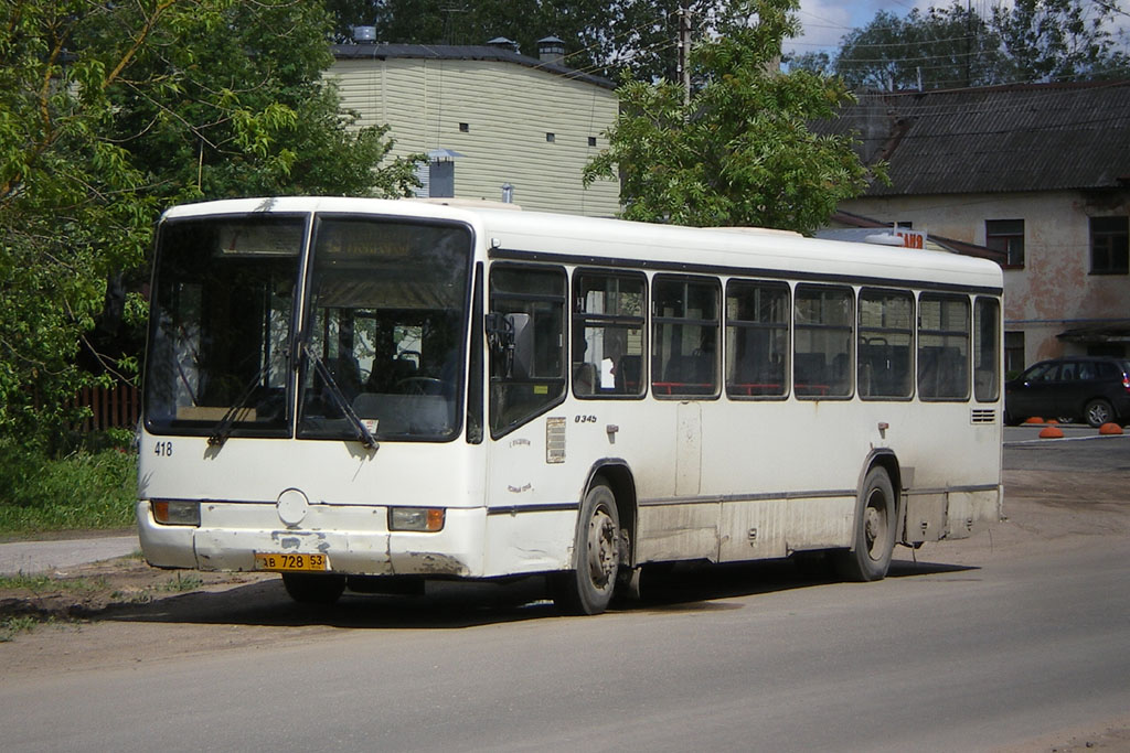 Новгородская область, Mercedes-Benz O345 № 418