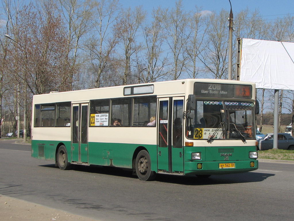 Владимирская область, MAN 791 SL202 № ВР 562 33