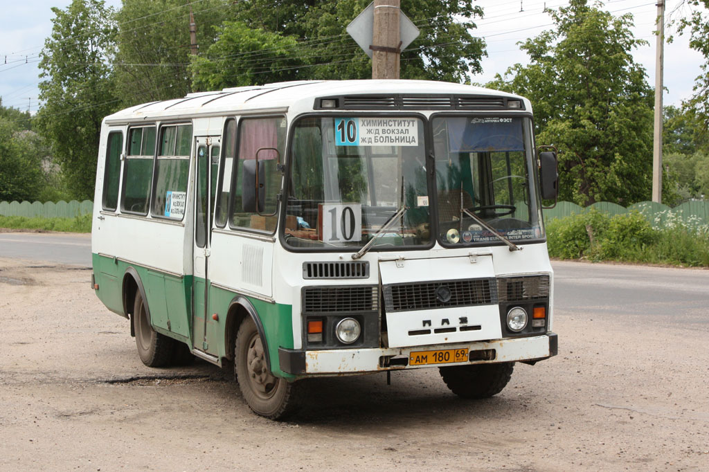 Tver region, PAZ-3205 (00) # АМ 180 69; Tver region — Route cabs of Tver (2000 — 2009).