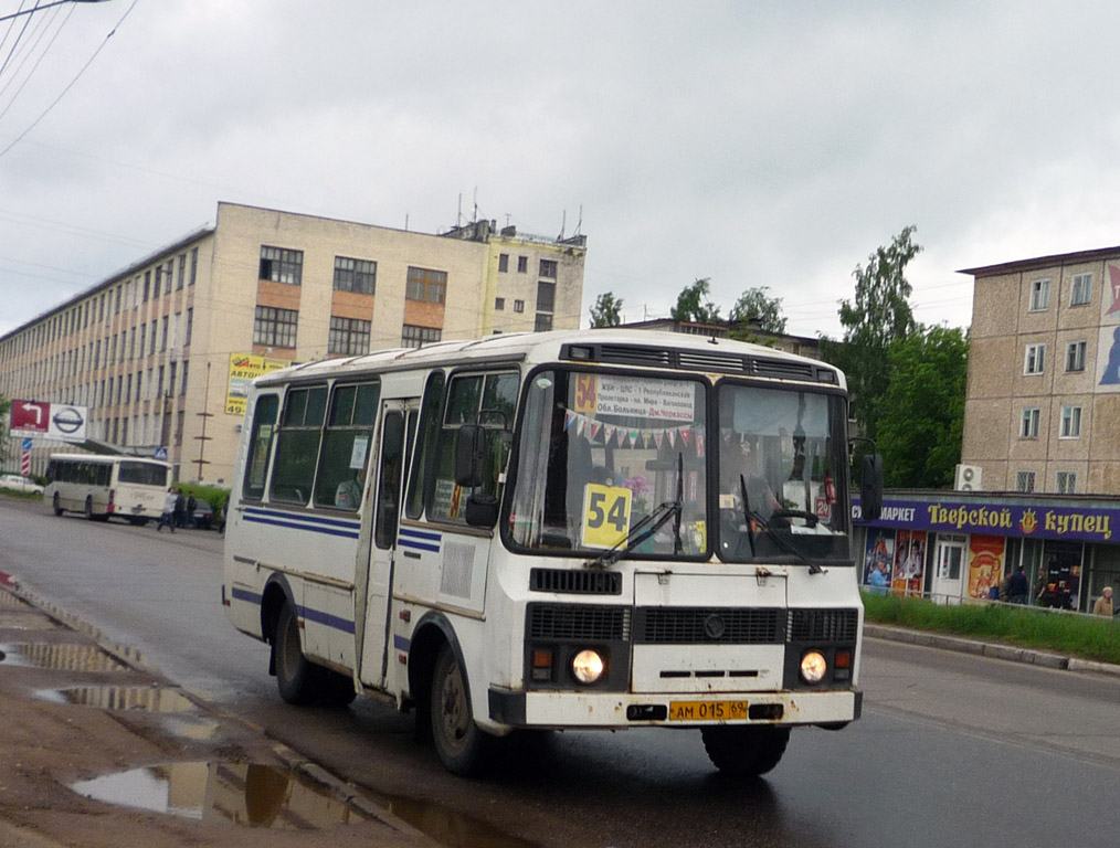 Tver Region, PAZ-3205-110 Nr. АМ 015 69; Tver Region — Route cabs of Tver (2000 — 2009).