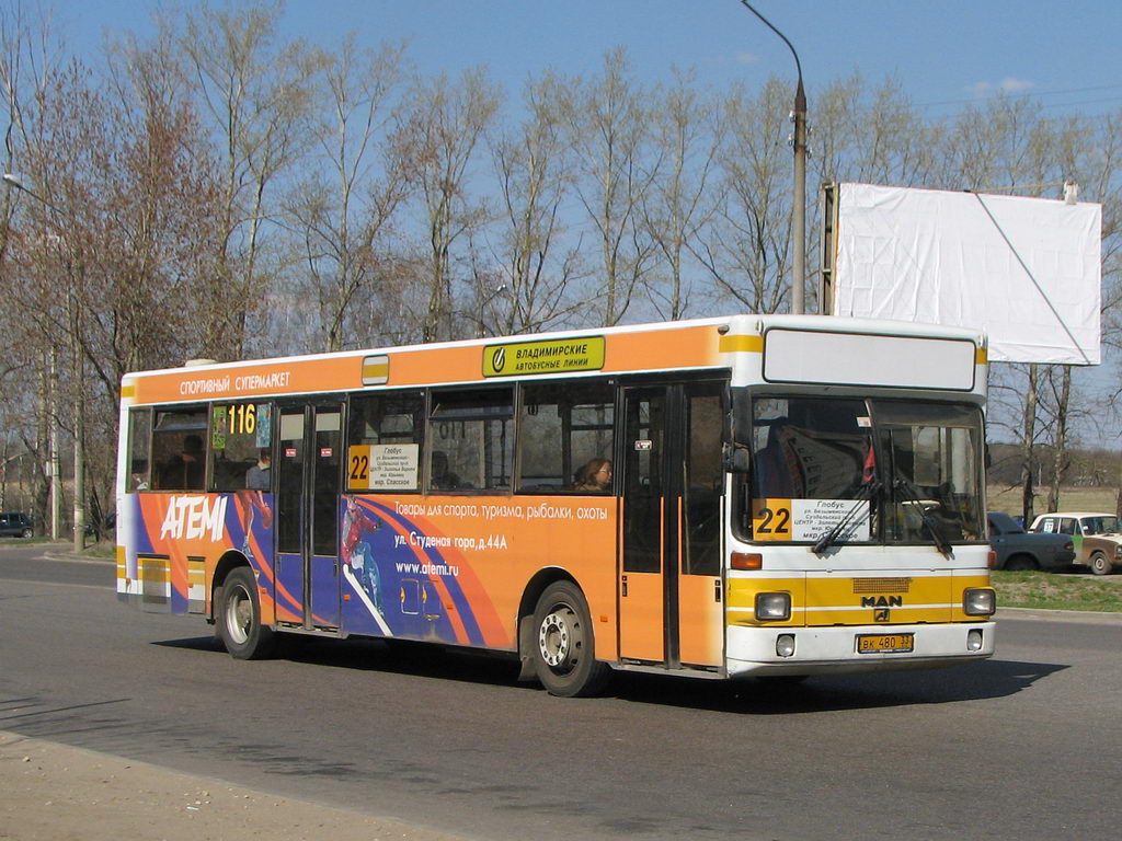 Vladimir region, MAN 791 SL202 č. 116