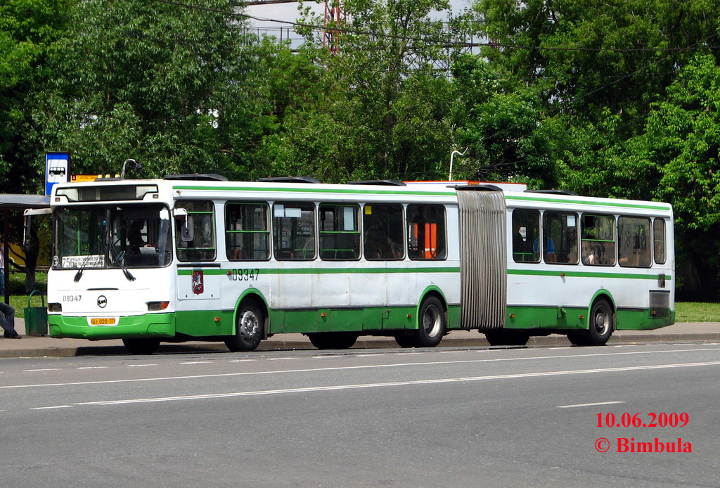 Москва, ЛиАЗ-6212.01 № 09347