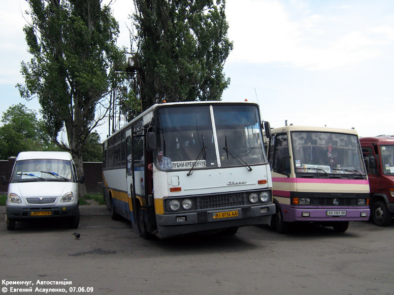 Полтавская область, ГАЗ-3221 (все) № 007-11 СК; Полтавская область, Ikarus 256.54 № BI 0736 AA