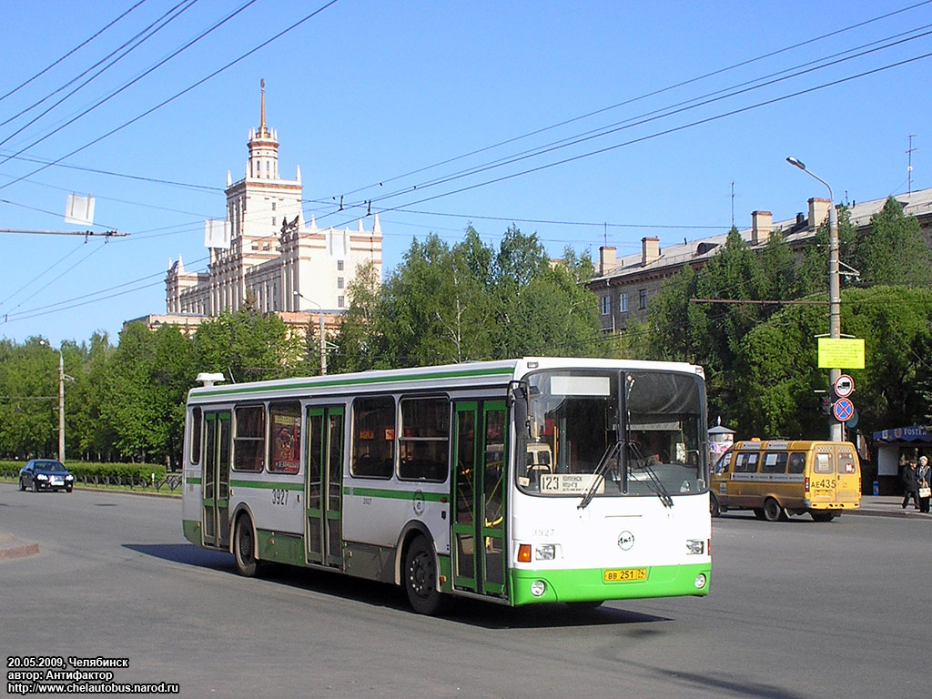 Челябинская область, ЛиАЗ-5256.26 № 3927