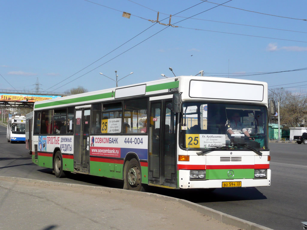 Владимирская область, Mercedes-Benz O405N № ВО 594 33