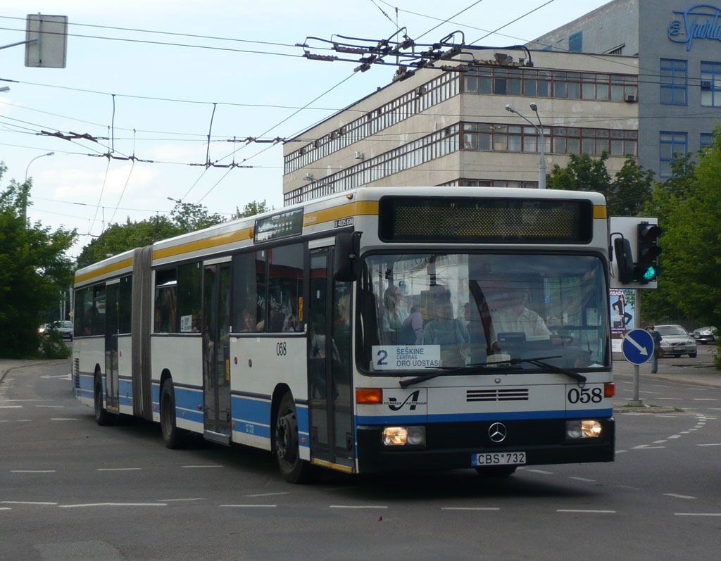 Литва, Mercedes-Benz O405GN № 058