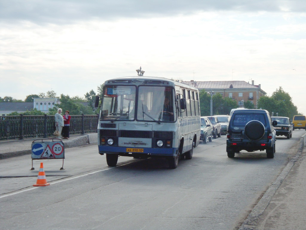 Псковская область, ПАЗ-3205 (00) № 176