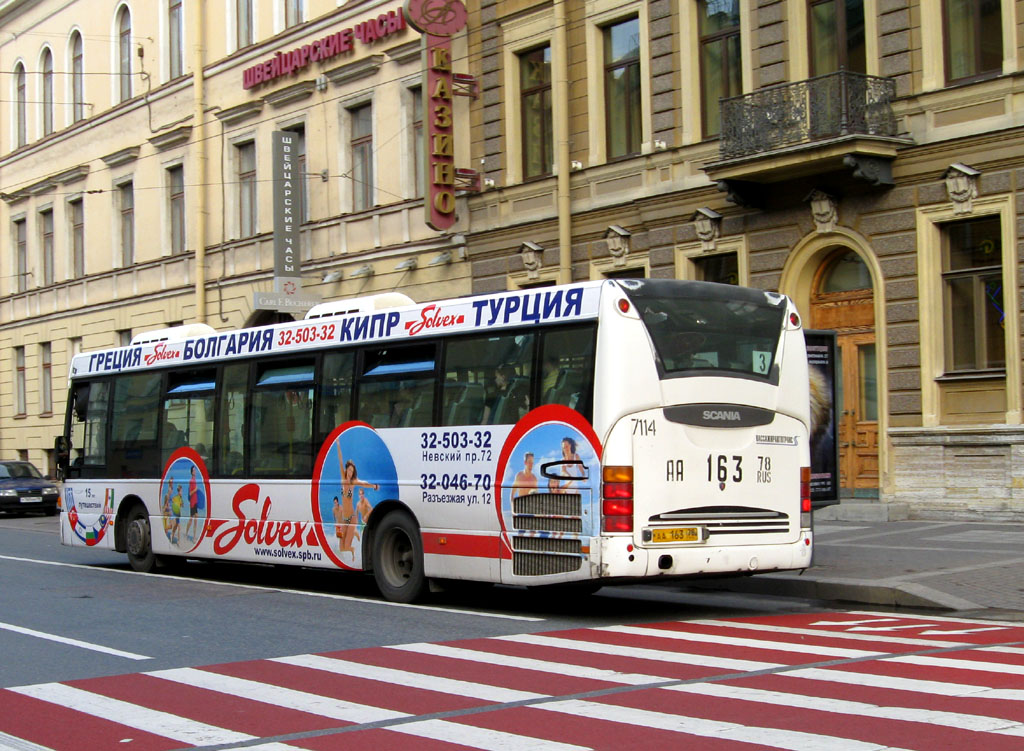 Санкт-Петербург, Scania OmniLink I (Скания-Питер) № 7114