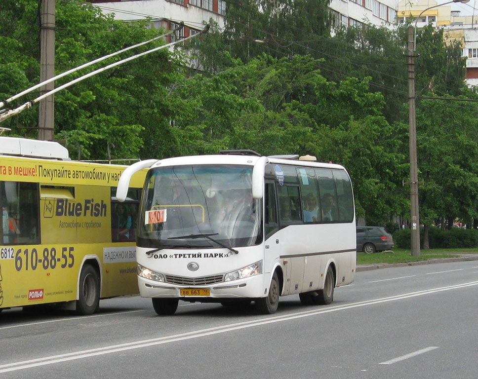 Санкт-Петербург, Yutong ZK6737D № ВВ 663 78