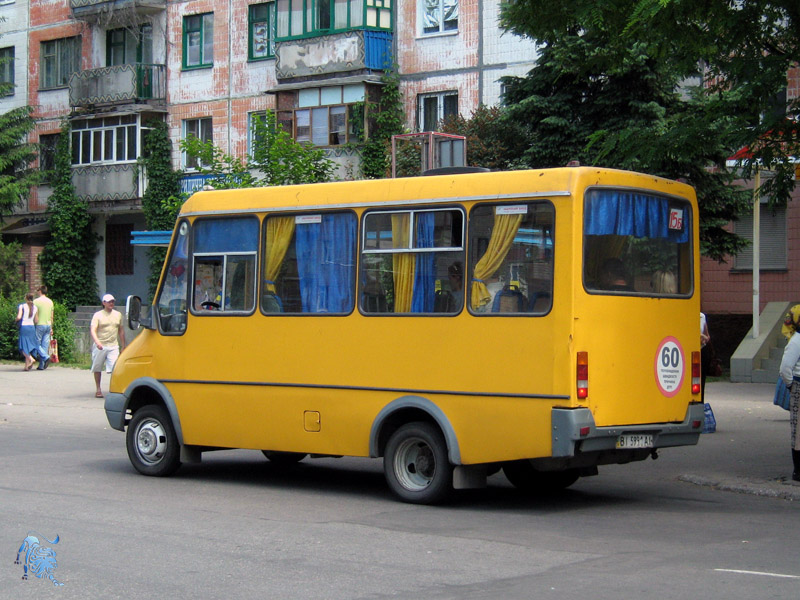 Полтавская область, БАЗ-22154 "Дельфин" № BI 5991 AI