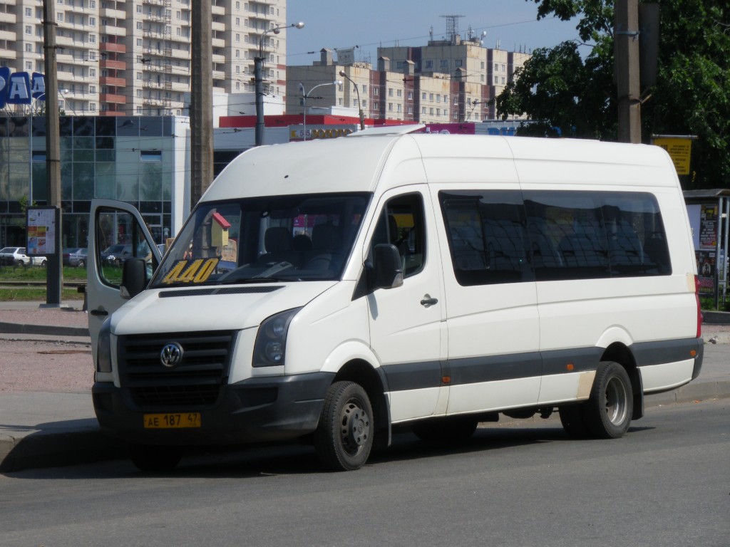 Ленинградская область, Volkswagen Crafter № АЕ 187 47