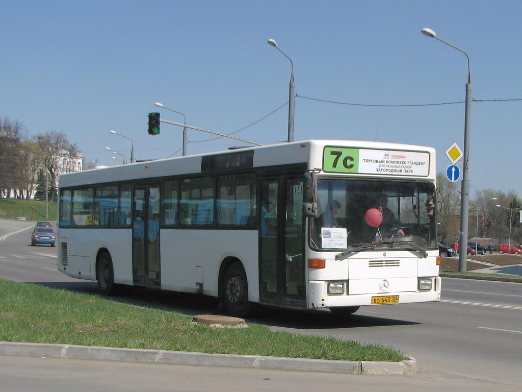 Владимирская область, Mercedes-Benz O405N № ВО 643 33