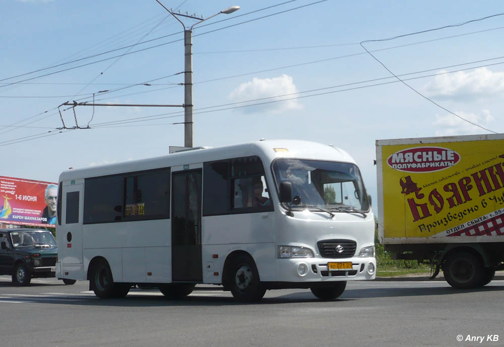 Чувашия, Hyundai County LWB C09 (ТагАЗ) № АО 071 21