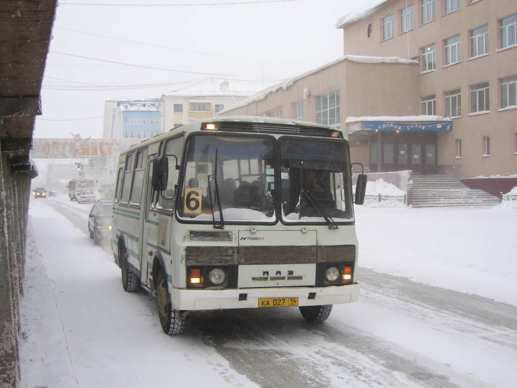 Саха (Якутия), ПАЗ-32053 № КА 027 14