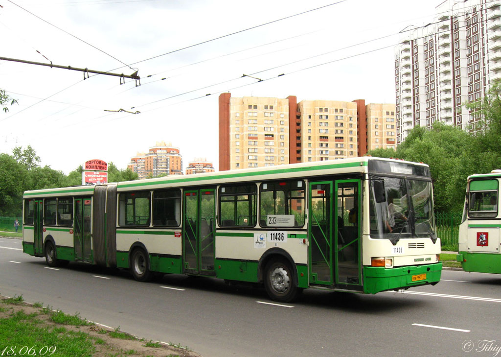 Москва, Ikarus 435.17 № 11436