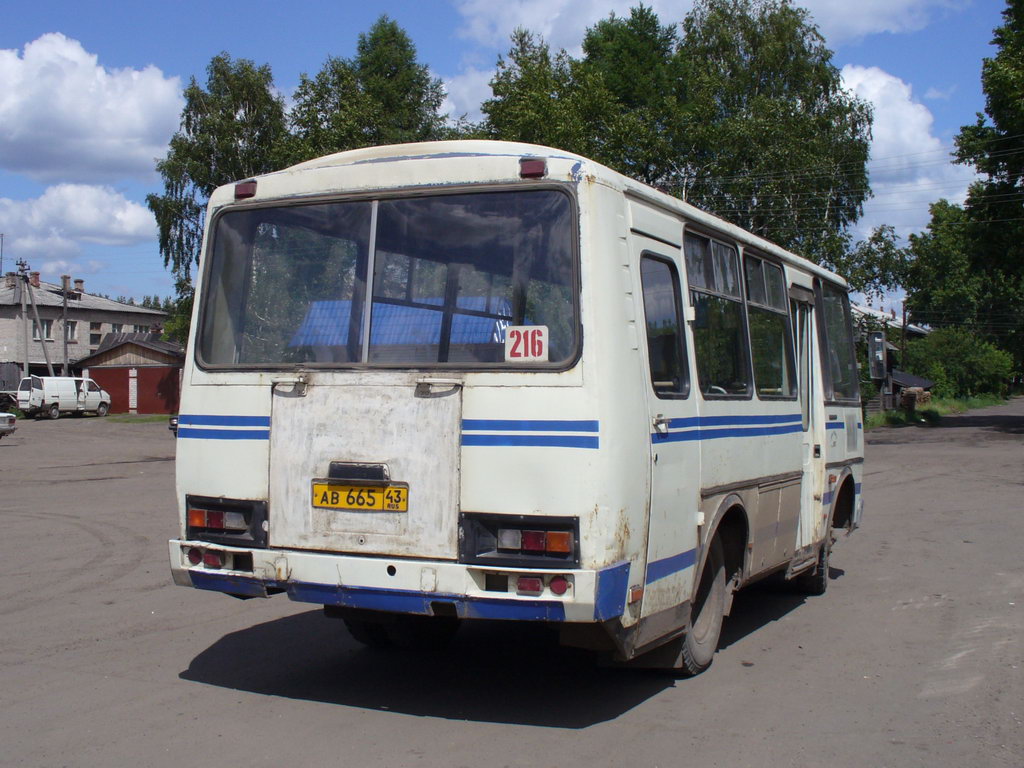 Кировская область, ПАЗ-3205-07 № АВ 665 43