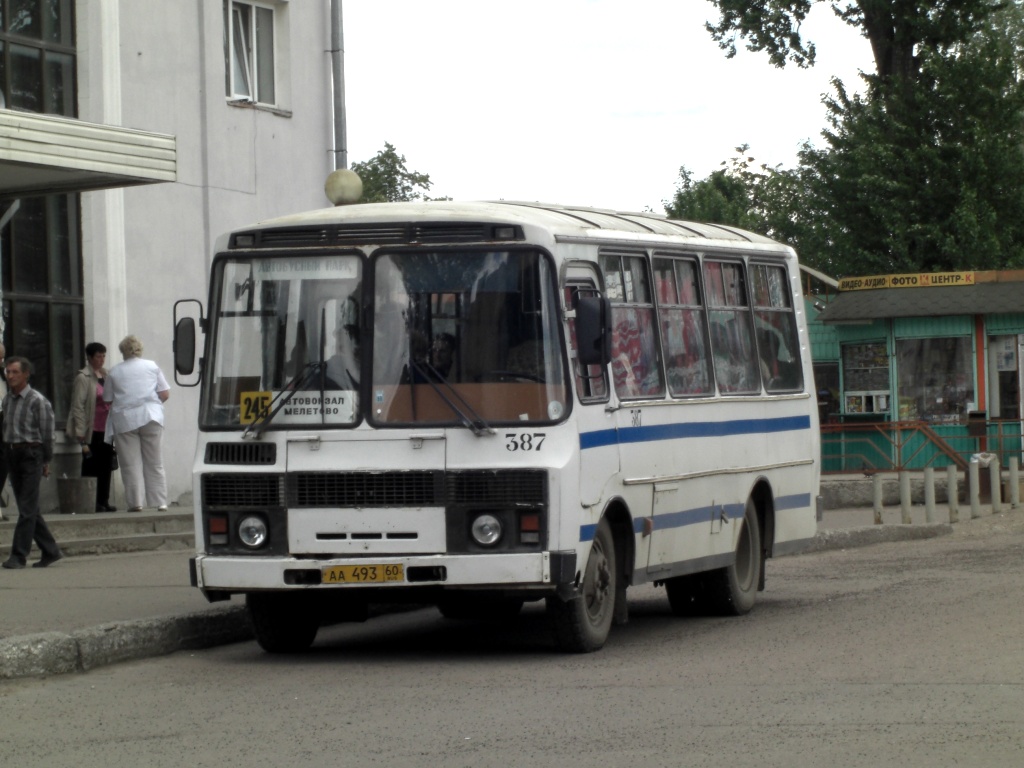 Псковская область, ПАЗ-3205-110 № 387