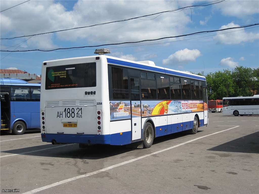 Чувашия, ЛиАЗ-5256.23-01 (ГолАЗ) № 3354