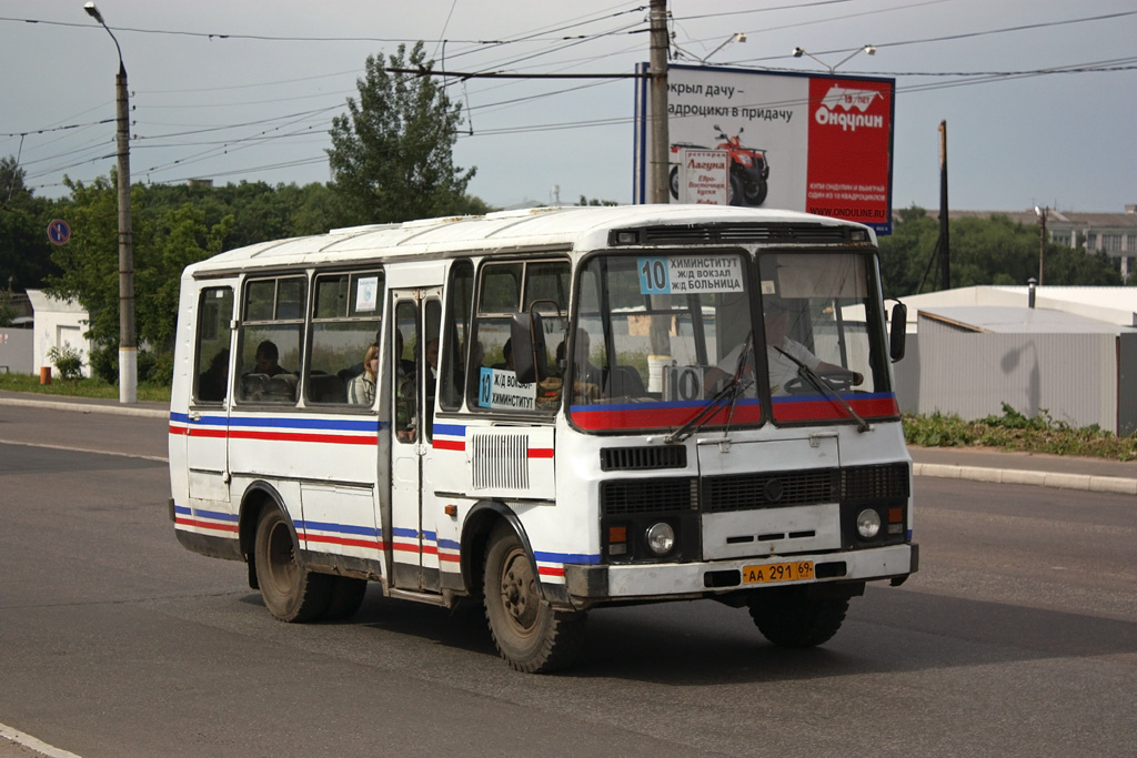 Tverės regionas, PAZ-3205-110 Nr. АА 291 69; Tverės regionas — Route cabs of Tver (2000 — 2009).