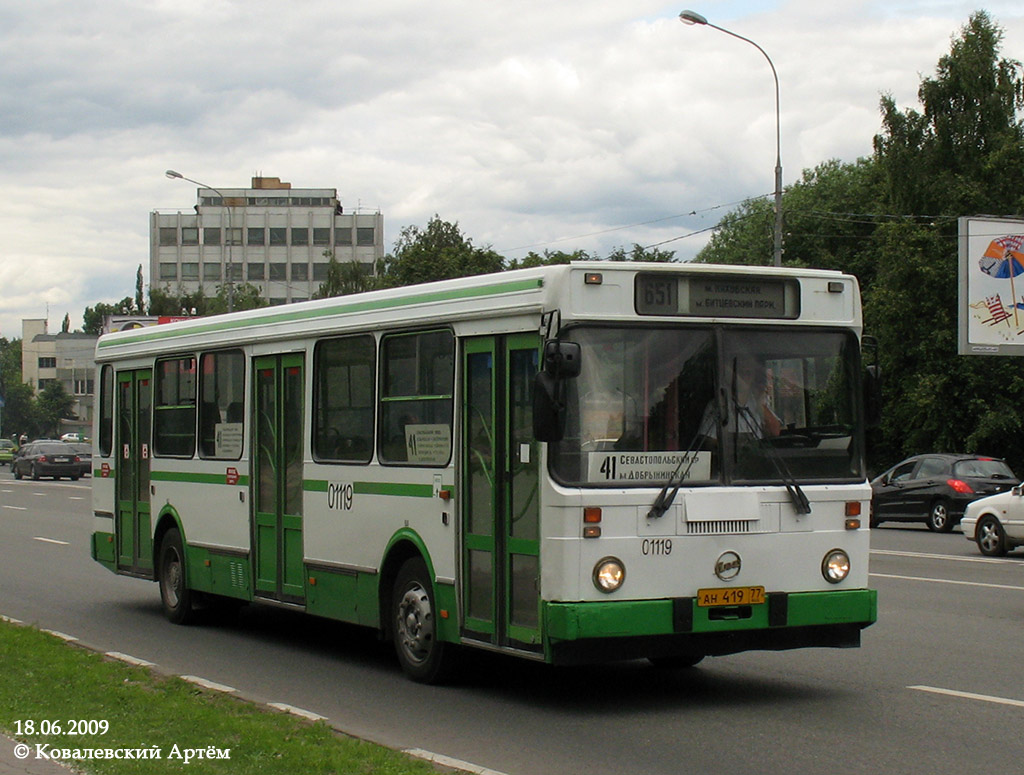 Москва, ЛиАЗ-5256.25 № 01119