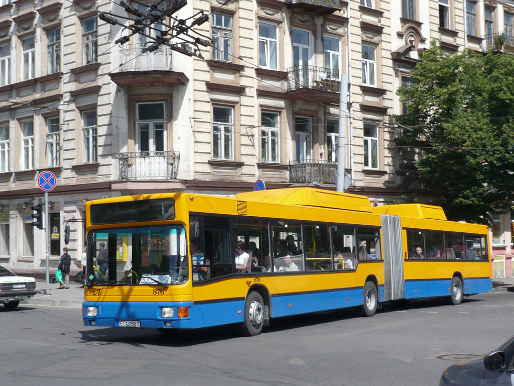 Литва, MAN A18 NG232 CNG № 876