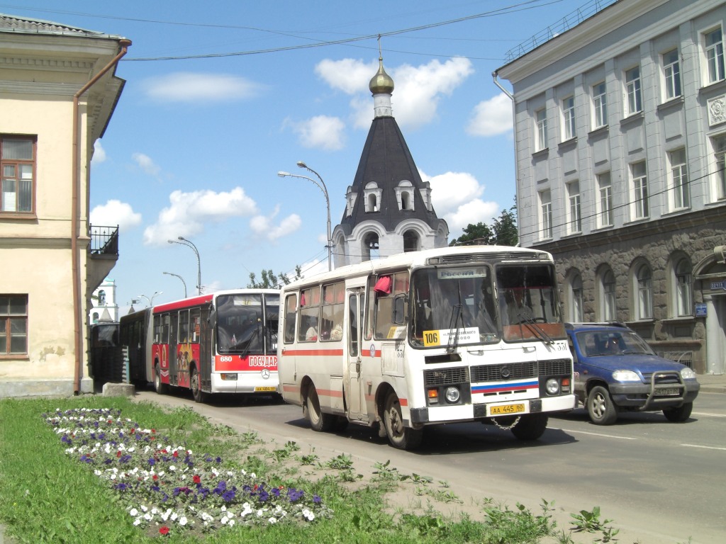 Псковская область, ПАЗ-3205 (00) № 331