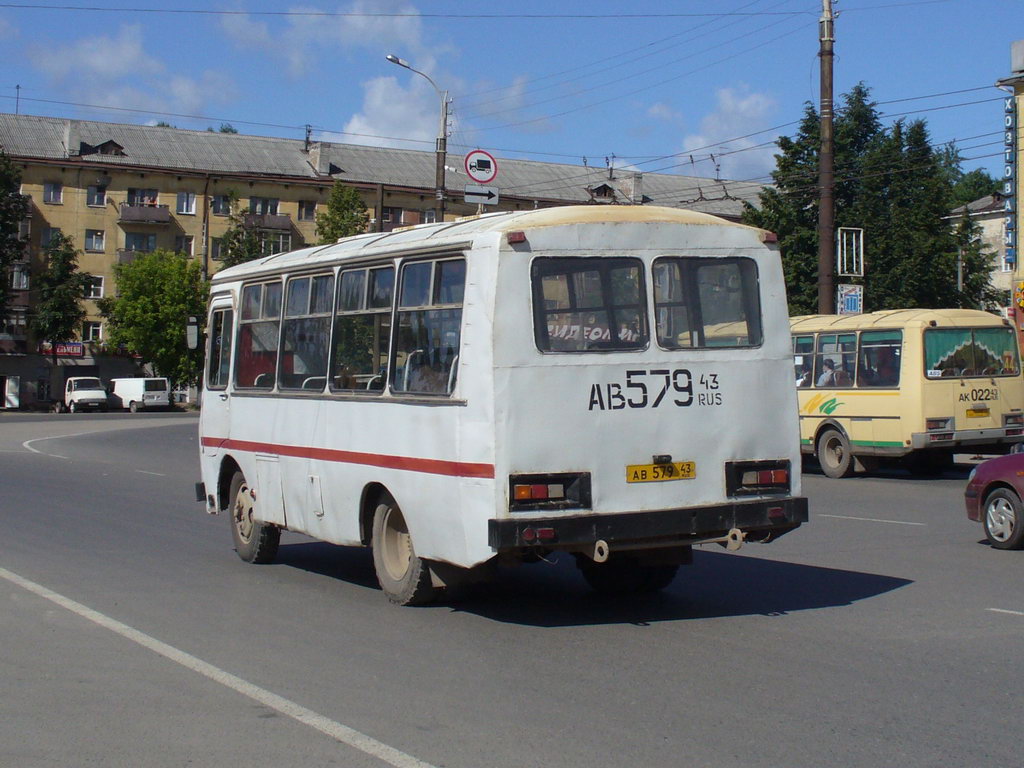 Кировская область, ПАЗ-3205 (00) № АВ 579 43