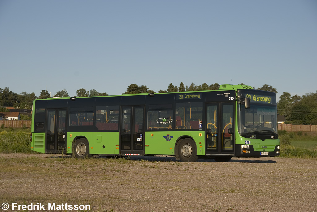 Швеция, MAN A21 Lion's City NL323 № 315