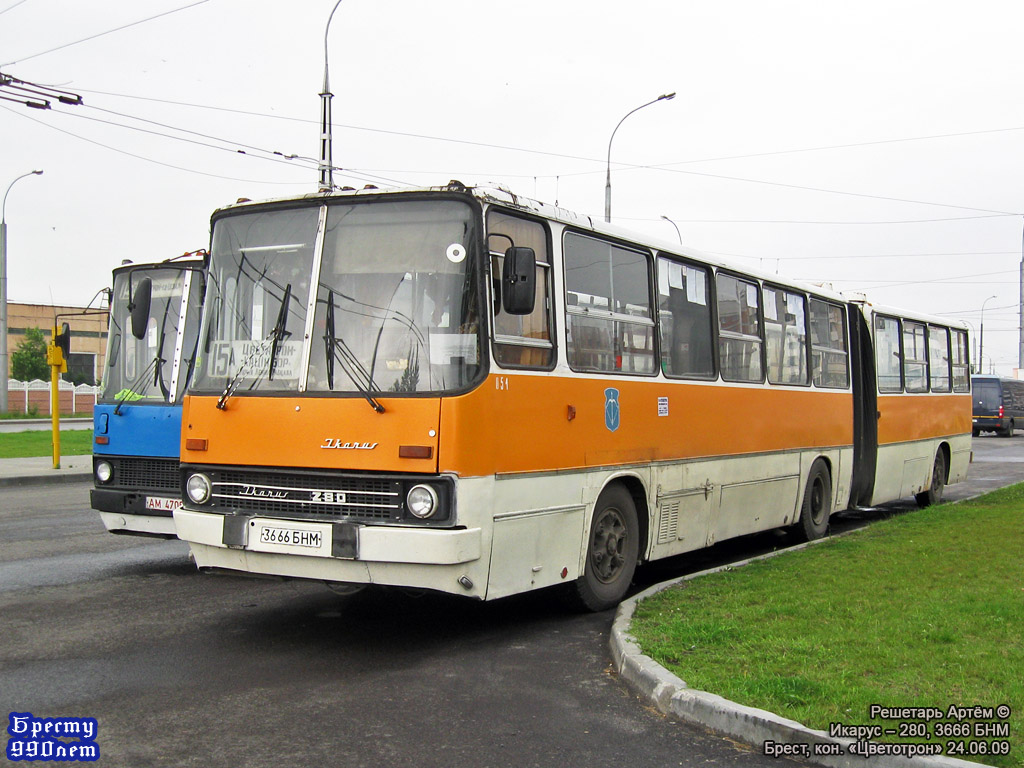 Брестская область, Ikarus 280.33 № 051