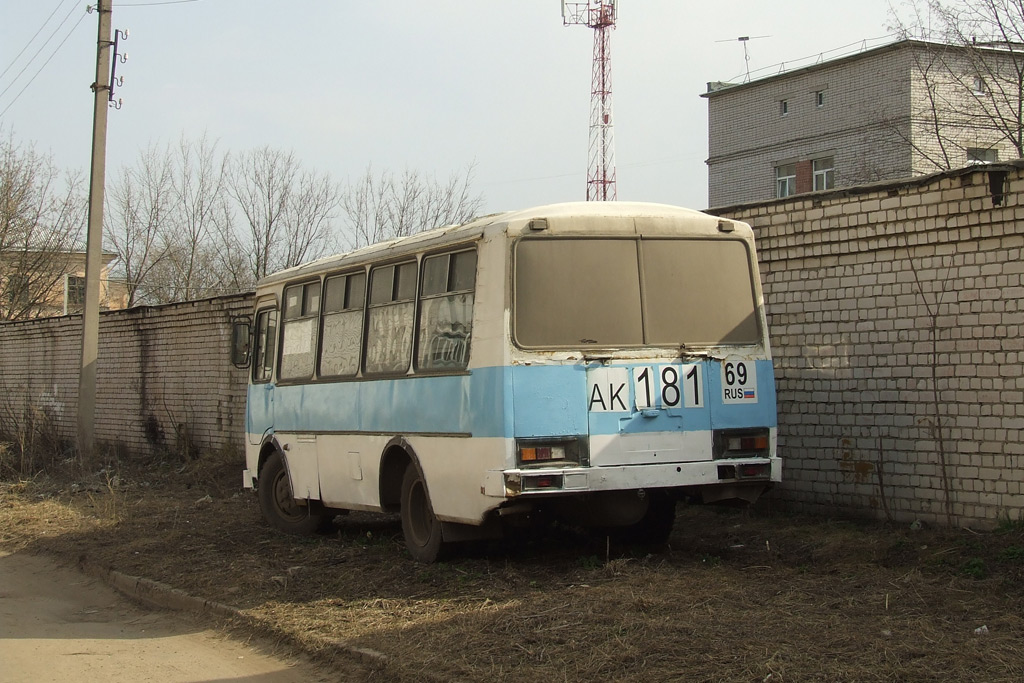 Тверская область, ПАЗ-3205 (00) № АК 845 69; Тверская область — Нерабочие машины