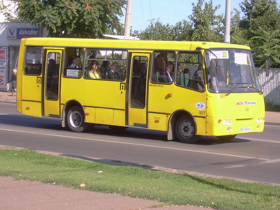 Адэская вобласць, Богдан А09202 № 507