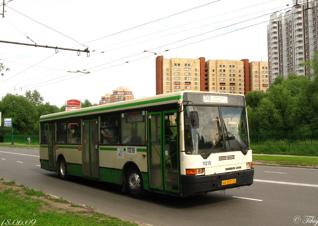 Москва, Ikarus 415.33 № 11219