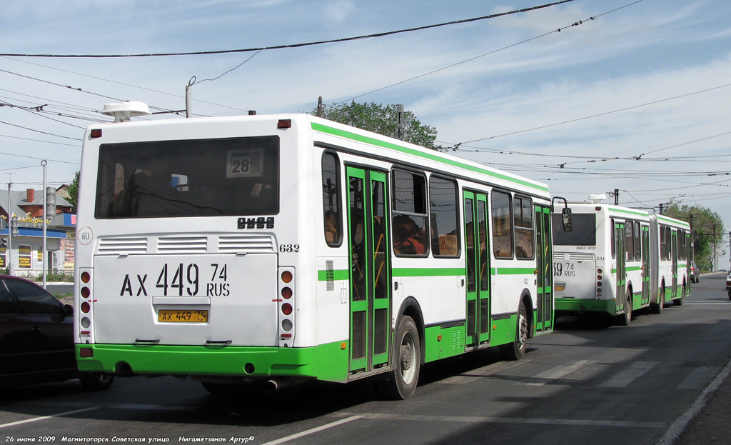 Челябинская область, ЛиАЗ-5256.35 № 632