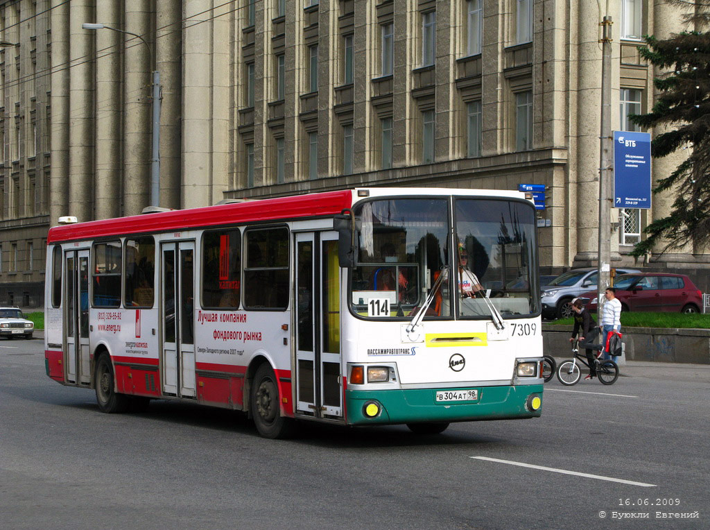 Санкт-Петербург, ЛиАЗ-5256.25 № 7309