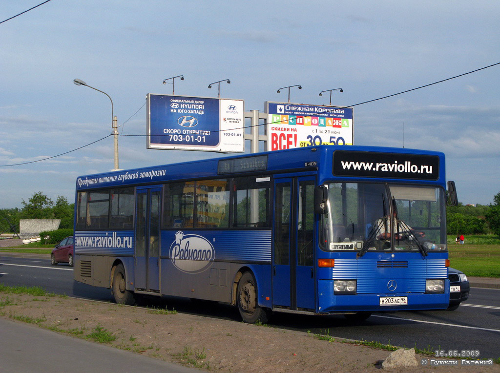 Szentpétervár, Mercedes-Benz O405 sz.: В 203 АЕ 98