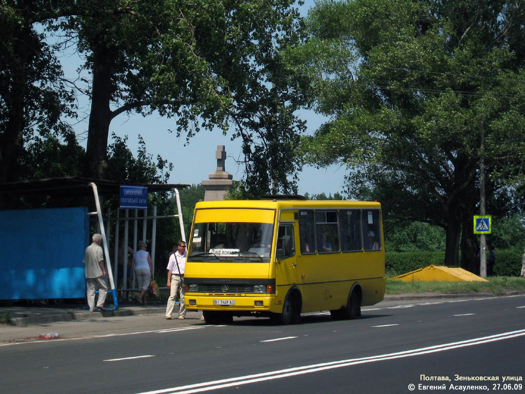 Полтавская область, БАЗ-А079.14 "Подснежник" № BI 7469 AO