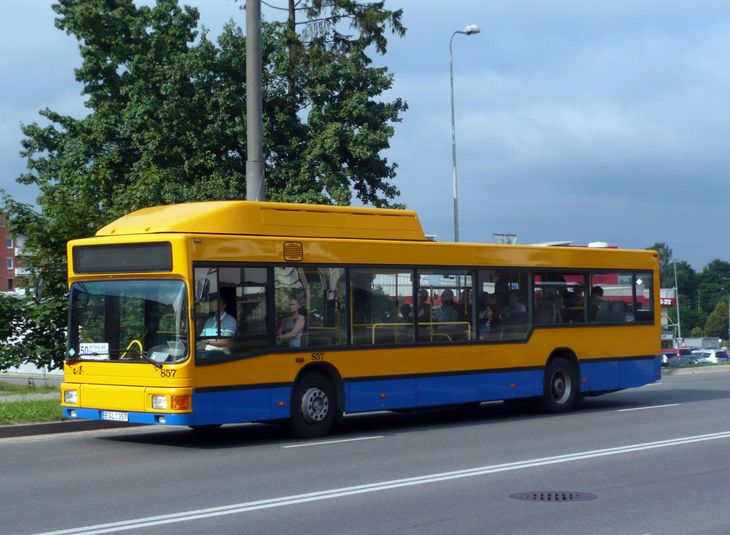 Литва, MAN A15 NL232 CNG № 857