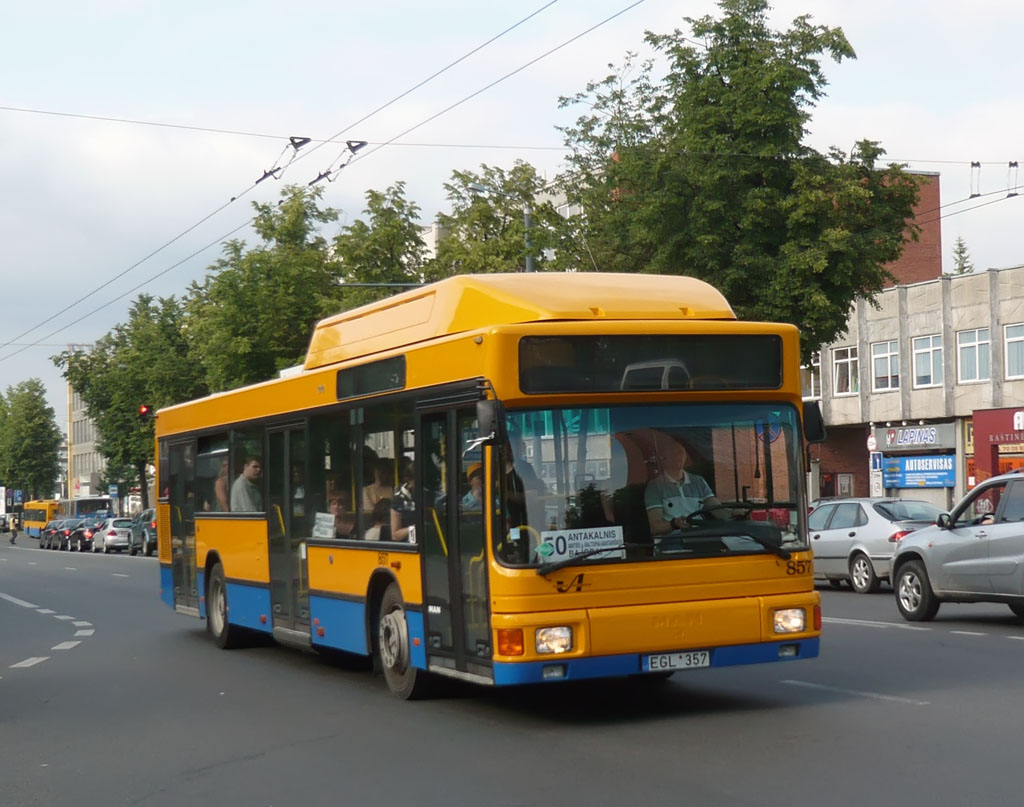 Литва, MAN A15 NL232 CNG № 857