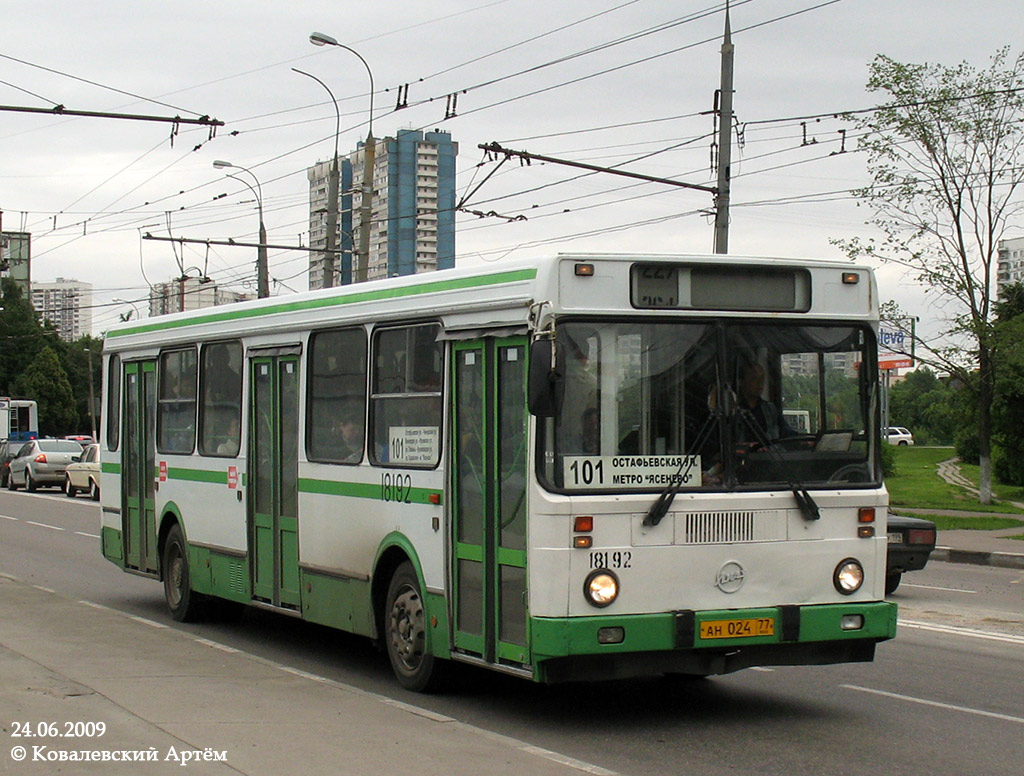 Москва, ЛиАЗ-5256.25 № 18192