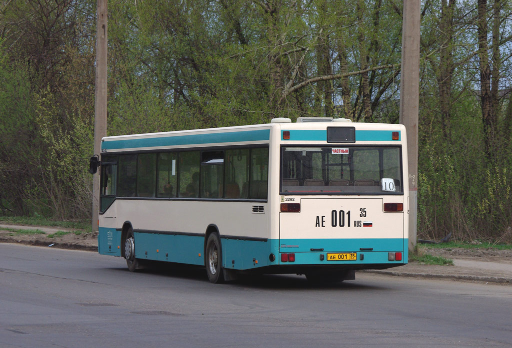 Вологодская область, Mercedes-Benz O405N № АЕ 001 35