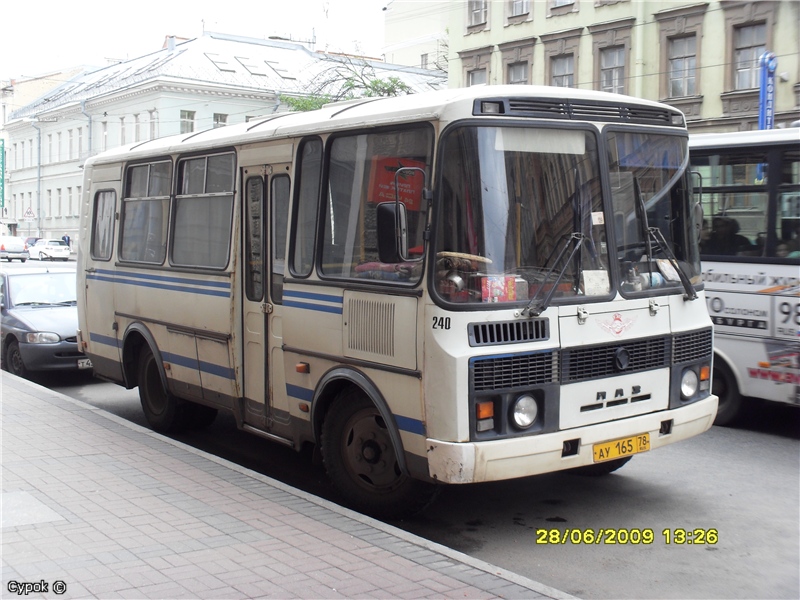 Санкт-Петербург, ПАЗ-32053 № 240